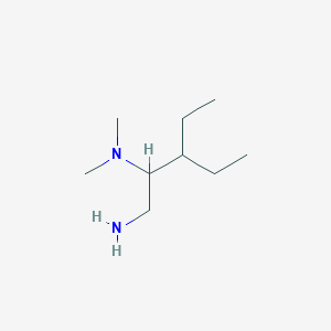 (1-Amino-3-ethylpentan-2-yl)dimethylamine