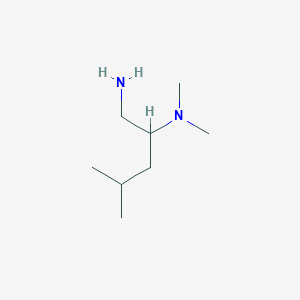 (1-Amino-4-methylpentan-2-yl)dimethylamine