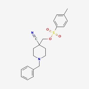(1-Benzyl-4-cyanopiperidin-4-yl)methyl 4-methylbenzenesulfonate