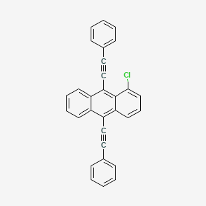 1-Chloro-9,10-bis(2-phenylethynyl)anthracene