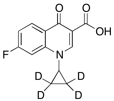 1-Cyclopropyl-7-fluoro-1,4-dihydro-4-oxo-3-quinolinecarboxylic Acid-d4