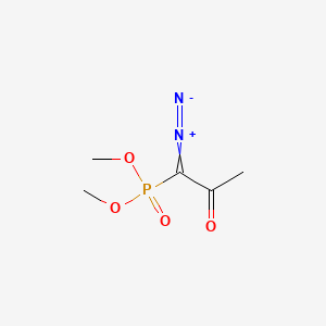 (1-Diazo-2-oxo-propyl)-phosphonic acid dimethyl ester