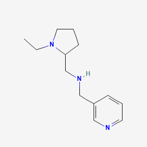 (1-Ethyl-pyrrolidin-2-ylmethyl)-pyridin-3-ylmethyl-amine