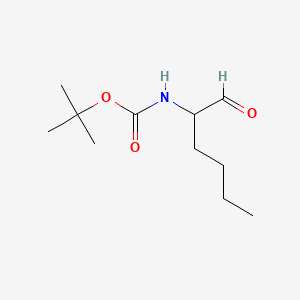 (1-Formyl-pentyl)-carbamic acid tert-butyl ester