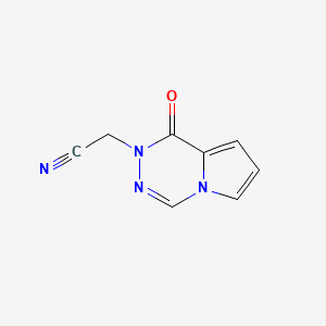 (1-Oxopyrrolo[1,2-D][1,2,4]triazin-2(1H)-YL)acetonitrile