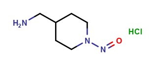 (1-nitrosopiperidin-4-yl)methanamine hydrochloride