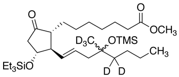 11-O-Triethylsilyl-16-O-trimethylsilyl (8R,11R,12R,16RS)-Misoprostol-d5