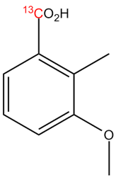 3-Methoxy-2-methylbenzoic acid 13C