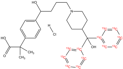 Fexofenadine hydrochloride 13C12