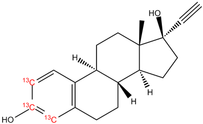 17Î±-Ethynylestradiol 13C3