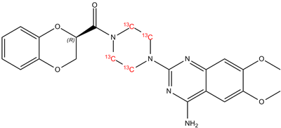 R-Doxazosin 13C4