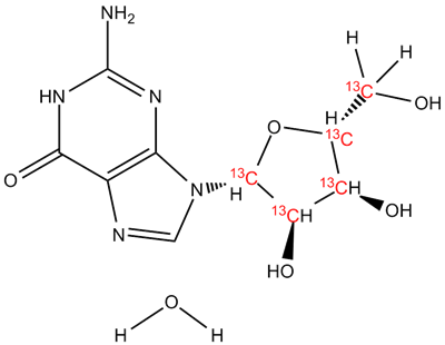 [13C5]-Guanosine monohydrate