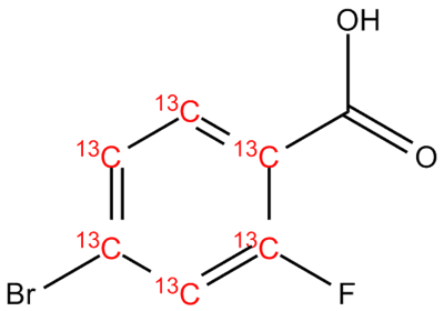 4-Bromo-2-fluorobenzoic acid 13C6