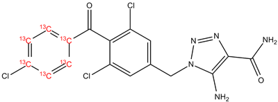 Carboxyamidotriazole 13C6