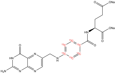 Folic acid disodium salt 13C6