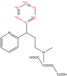 Pheniramine maleate 13C6