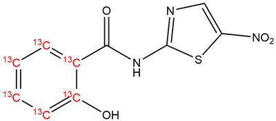 [13C6]-Tizoxanide