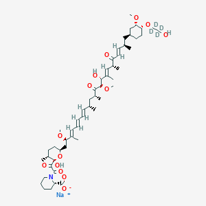 (19E/Z)-seco-[4-O-[2-Hydroxy(ethyl)-d4]] Rapamycin Sodium Salt