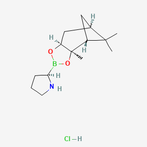 (1R,2R,3S,5R)-Pinanediol Pyrrolidine-2R-boronate Hydrochloride