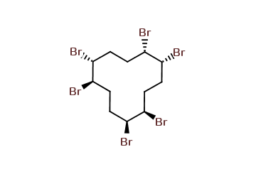(1R,2R,5S,6R,9R,10S)-rel-1,2,5,6,9,10-Hexabromocyclododecane