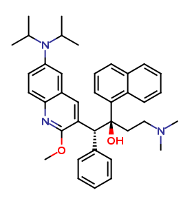 (1R,2S)-1-(6-(diisopropylamino)-2-methoxyquinolin-3-yl)-4-(dimethylamino)-2-(naphthalen-1-yl)-1-phen