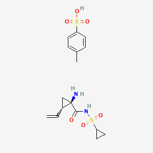 (1R,2S)-1-amino-N-(cyclopropylsulfonyl)-2-vinylcyclopropanecarboxamide 4-methylbenzenesulfonate
