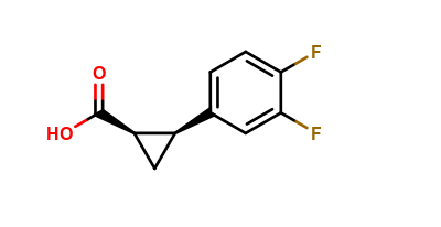 (1R,2S)-2-(3,4-difluorophenyl)cyclopropanecarboxylic acid