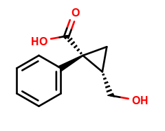 (1R,2S)-2-(hydroxymethyl)-1-phenylcyclopropanecarboxylic acid