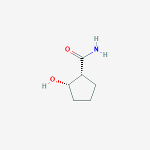 (1R,2S)-2-hydroxycyclopentane-1-carboxamide