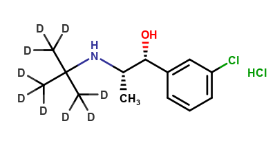 (1R,2S)-erythro-Dihydro Bupropion-d9 Hydrochloride