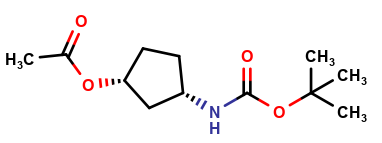 (1R,3S)-3-(tert-butoxycarbonylamino) cyclopentyl acetate