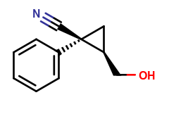 (1S,2R)-2-(hydroxymethyl)-1-phenylcyclopropanecarbonitrile