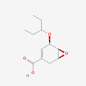(1S,5R,6S)-5-(pentan-3-yloxy)-7-oxabicyclo[4.1.0]hept-3-ene-3-carboxylic acid