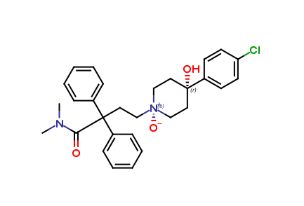 (1s,4r)-4-(4-Chlorophenyl)-1-[4-(dimethylamino)-4-oxo-3,3-diphenylbutyl]-4-hydroxypiperidine 1-oxide