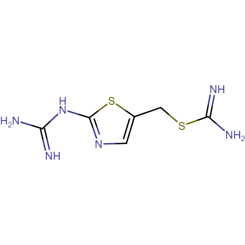 (2-((diaminomethylene) amino)thiazol-5 yl)methyl carbamimidothioate