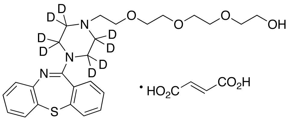 2-[2-[2-[2-(4-Dibenzo[b,f][1,4]thiazepin-11-yl-1-piperazinyl)ethoxy]ethoxy]ethoxy]-ethanol-d8 Fumarate