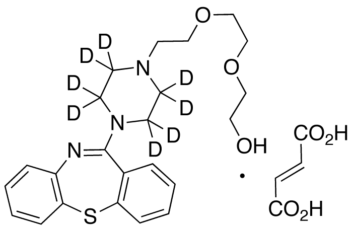 2-[2-[2-(4-Dibenzo[b,f][1,4]thiazepin-11-yl-1-piperazinyl)ethoxy]ethoxy]ethanol-d8 Fumarate