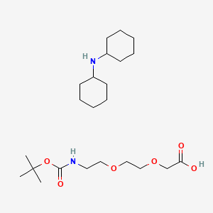 (2-[2-(Boc-amino)ethoxy]ethoxy)acetic acid dicyclohexylamine salt