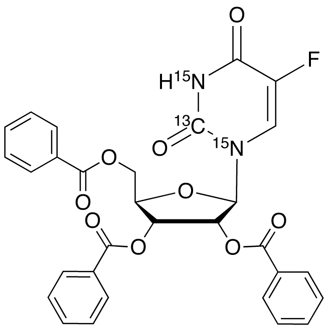 2’,3’,5’-Tri-O-benzoyl-5-fluorouridine-13C,15N2