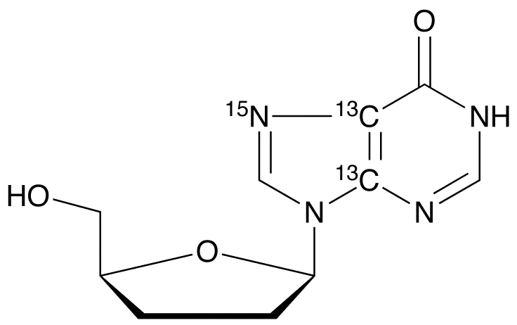 2’,3’-Dideoxyinosine-13C2,15N