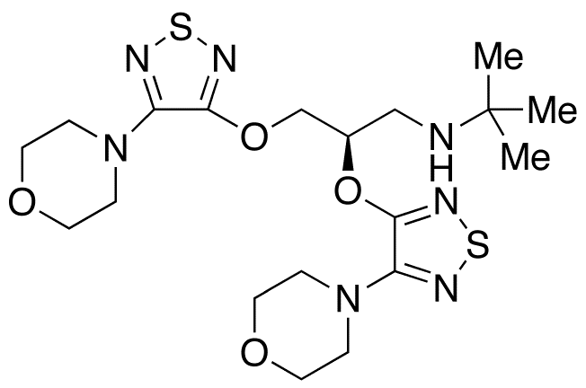 2-[4-(4-Morpholinyl)-1,2,5-thiadiazol-3-yl] (R)-(+)-Timolol Ether