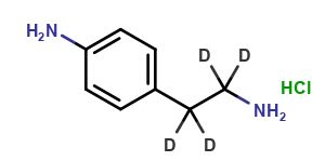 2-(4-Aminophenyl)ethyl-1,1,2,2-d4-amine 2HCl