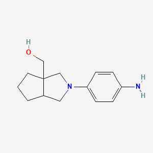 (2-(4-aminophenyl)hexahydrocyclopenta[c]pyrrol-3a(1H)-yl)methanol