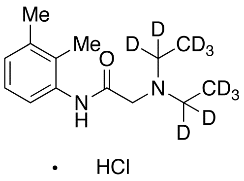 2-(Diethylamino)-N-(2,3-dimethylphenyl)acetamide-d10 Hydrochloride