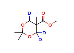 2,2,5-Trimethyl-1,3-dioxane-5-carboxylic Acid Methyl Ester-d3