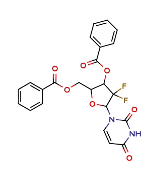 2,2-Difluoro-2-deoxyuridine 3,5-Dibenzoate