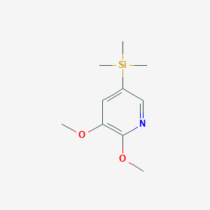 2,3-Dimethoxy-5-(trimethylsilyl)pyridine