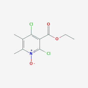 2,4-Dichloro-5,6-dimethyl Nicotinic Acid Ethyl Ester 1-Oxide