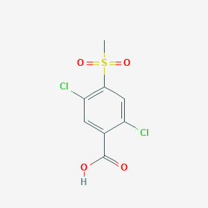 
2,5-dichloro-4-(methylsulfonyl)benzoic acid