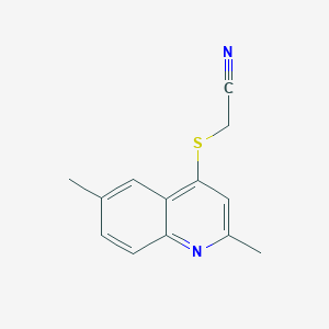 (2,6-Dimethyl-Quinolin-4-Yl-Sulfanyl)-Acetonitrile